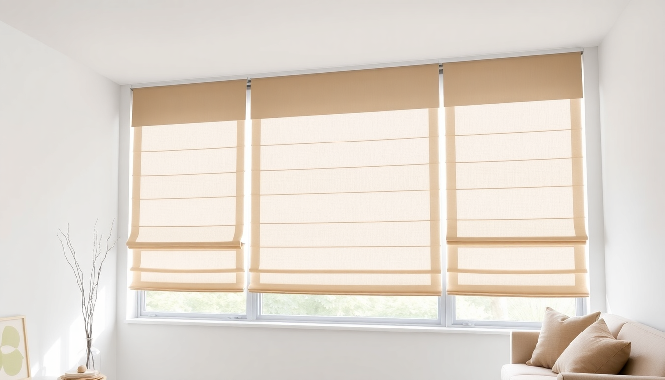 Elevate Your Home with Cordless Roman Blinds