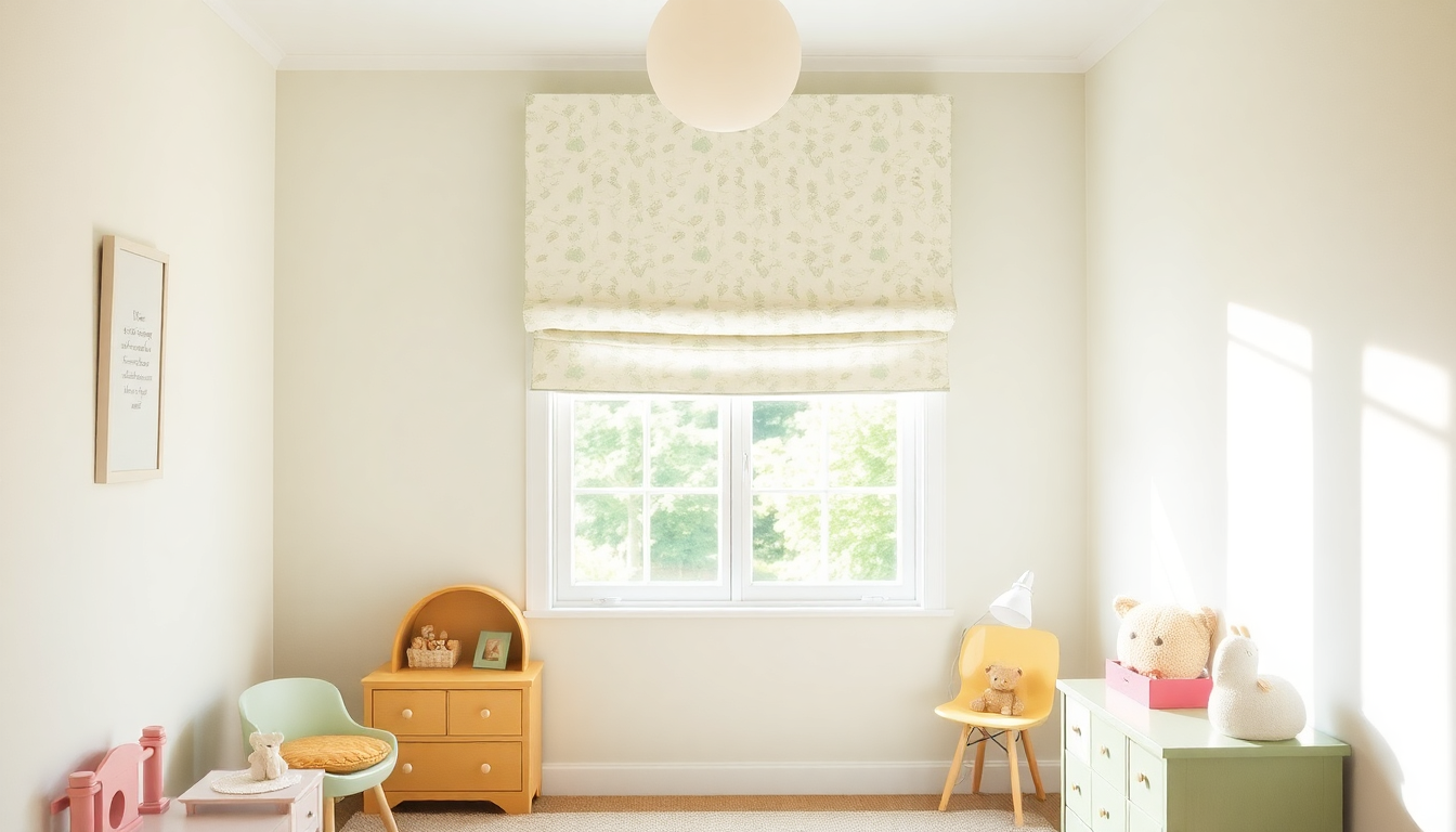 Choosing the Perfect Roman Shade for Your Child's Room