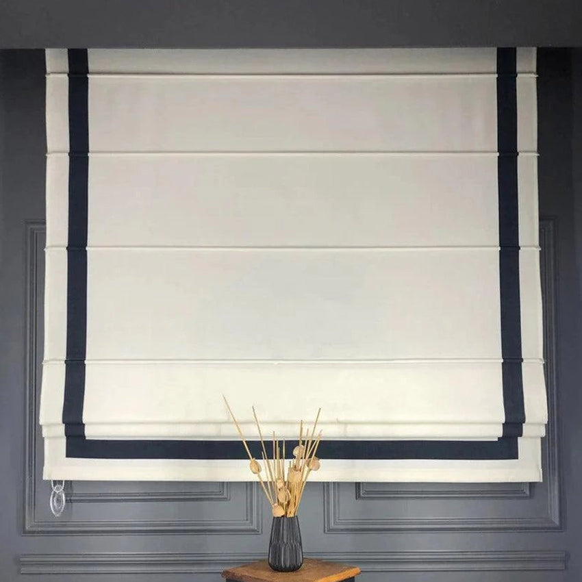 Anvige Flat Roman Shades,Hardware For Installation Included,Window Treatment,Custom Roman Blinds Style 287