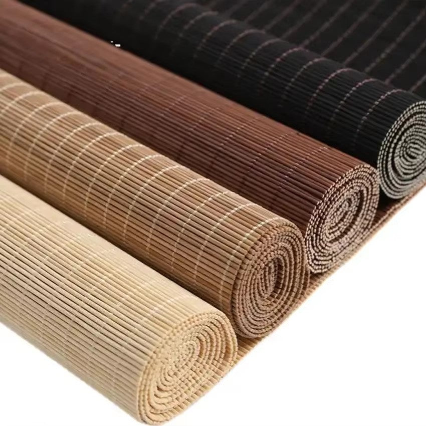 Anvige High Quality 50-60% Blackout Bamboo Roller Blinds Customized Window Shades Easy To Install