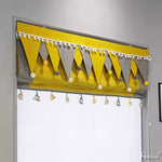 Anvige Home Textile Roman Shade Anvige Flat Roman Shades,Hardware For Installation Included,Window Treatment,Custom Roman Blinds,Cartoon Yellow Triangle Pattern