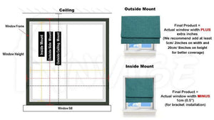 Anvige Home Textile Roman Shade Anvige Flat Roman Shades,Hardware For Installation Included,Window Treatment,Custom Roman Blinds,Style 103