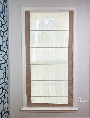 Anvige Home Textile Roman Shade Anvige Flat Roman Shades,Hardware For Installation Included,Window Treatment,Custom Roman Blinds,Abstract Lines (Copy)