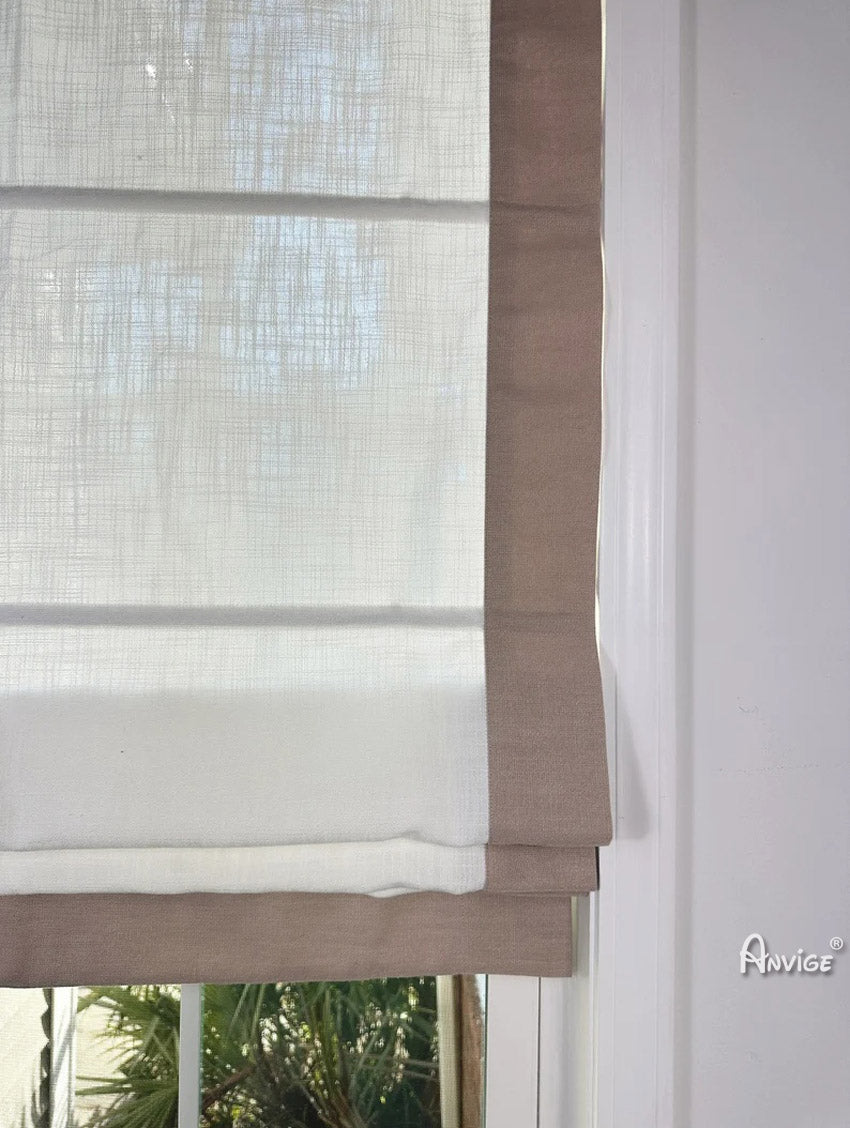 Anvige Home Textile Roman Shade Anvige Flat Roman Shades,Hardware For Installation Included,Window Treatment,Custom Roman Blinds,Abstract Lines (Copy)