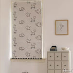 Anvige Home Textile Roman Shade Anvige Flat Roman Shades,Hardware For Installation Included,Window Treatment,Custom Roman Blinds,Cartoon Animals Printed