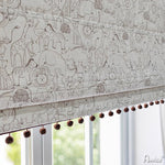 Anvige Home Textile Roman Shade Anvige Flat Roman Shades,Hardware For Installation Included,Window Treatment,Custom Roman Blinds,Cartoon Animals Printed