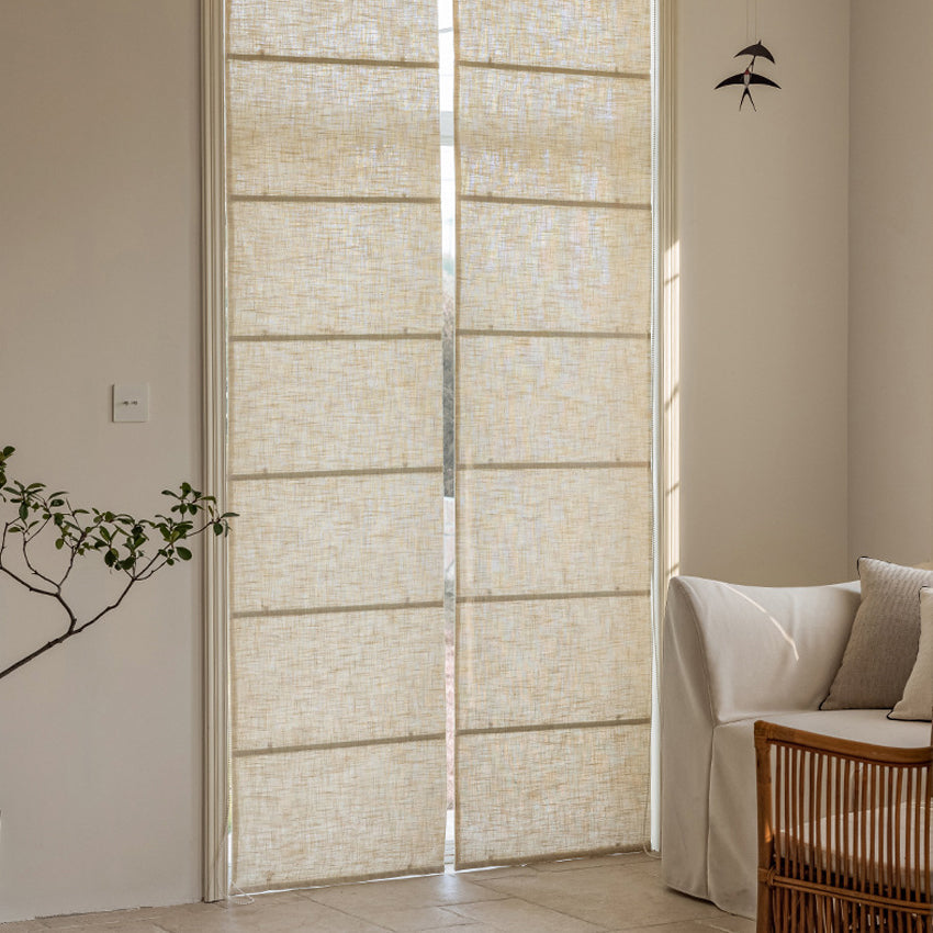 Anvige Home Textile Roman Shade Anvige Flat Roman Shades,Hardware For Installation Included,Window Treatment,Custom Roman Blinds,Cotton Linen Fabric