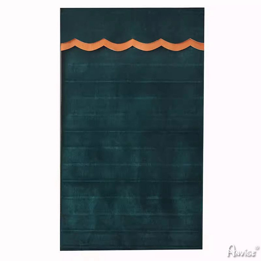 Anvige Home Textile Roman Shade Anvige Flat Roman Shades,Hardware For Installation Included,Window Treatment,Custom Roman Blinds,Dark Green Color