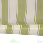 Anvige Home Textile Roman Shade Anvige Flat Roman Shades,Hardware For Installation Included,Window Treatment,Custom Roman Blinds,Green Striped Fabric With Green Heading