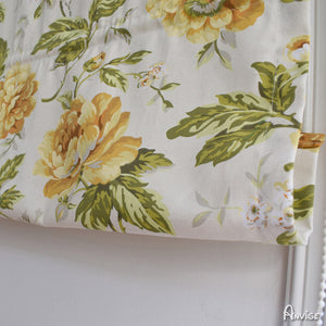 Anvige Home Textile Roman Shade Anvige Flat Roman Shades,Hardware For Installation Included,Window Treatment,Custom Roman Blinds,Printed Yellow Flowers