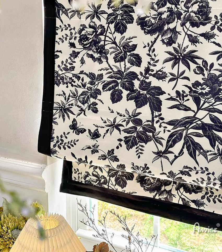 Anvige Home Textile Roman Shade Anvige Flat Roman Shades,Hardware For Installation Included,Window Treatment,Custom Roman Blinds,Style 301