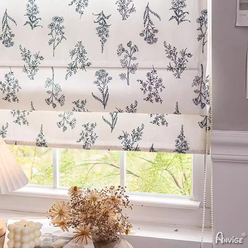 Anvige Home Textile Roman Shade Anvige Flat Roman Shades,Hardware For Installation Included,Window Treatment,Custom Roman Blinds,Style 311