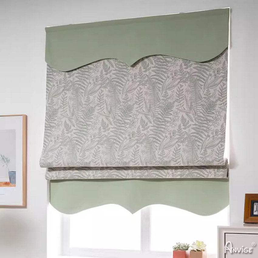 Anvige Home Textile Roman Shade Anvige Flat Roman Shades,Hardware For Installation Included,Window Treatment,Custom Roman Blinds,Style 335