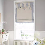 Anvige Home Textile Roman Shade Anvige Flat Roman Shades,Hardware For Installation Included,Window Treatment,Custom Roman Blinds,Style 348