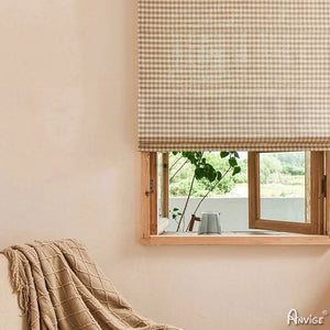 Anvige Home Textile Roman Shade Anvige Flat Roman Shades,Hardware For Installation Included,Window Treatment,Custom Roman Blinds,Style 434