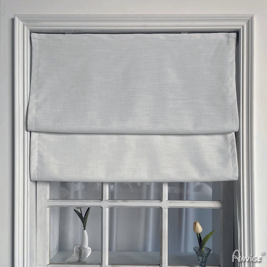 Anvige Home Textile Roman Shade Anvige Flat Roman Shades,Hardware For Installation Included,Window Treatment,Custom Roman Blinds,Style 602