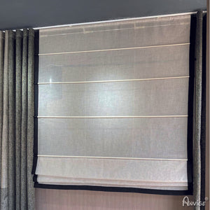 Anvige Home Textile Roman Shade Anvige Flat Roman Shades,Hardware For Installation Included,Window Treatment,Custom Roman Blinds,Style 623