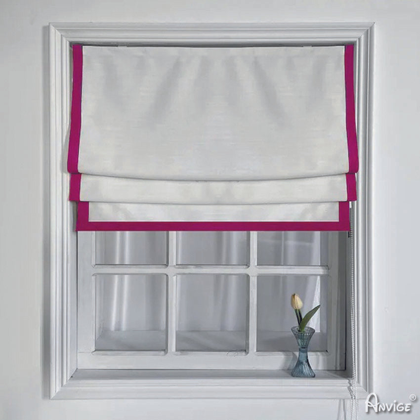 Anvige Home Textile Roman Shade Anvige Flat Roman Shades,Hardware For Installation Included,Window Treatment,Custom Roman Blinds,Style 625