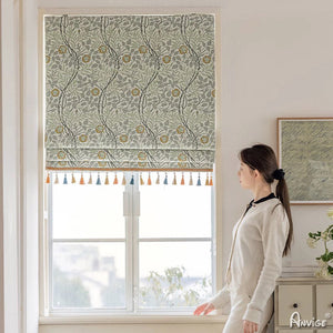 Anvige Home Textile Roman Shade Anvige Flat Roman Shades,Hardware For Installation Included,Window Treatment,Custom Roman Blinds,Style 713 ZY