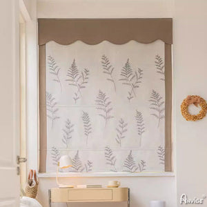 Anvige Home Textile Roman Shade Anvige Flat Roman Shades,Hardware For Installation Included,Window Treatment,Custom Roman Blinds,Style 73