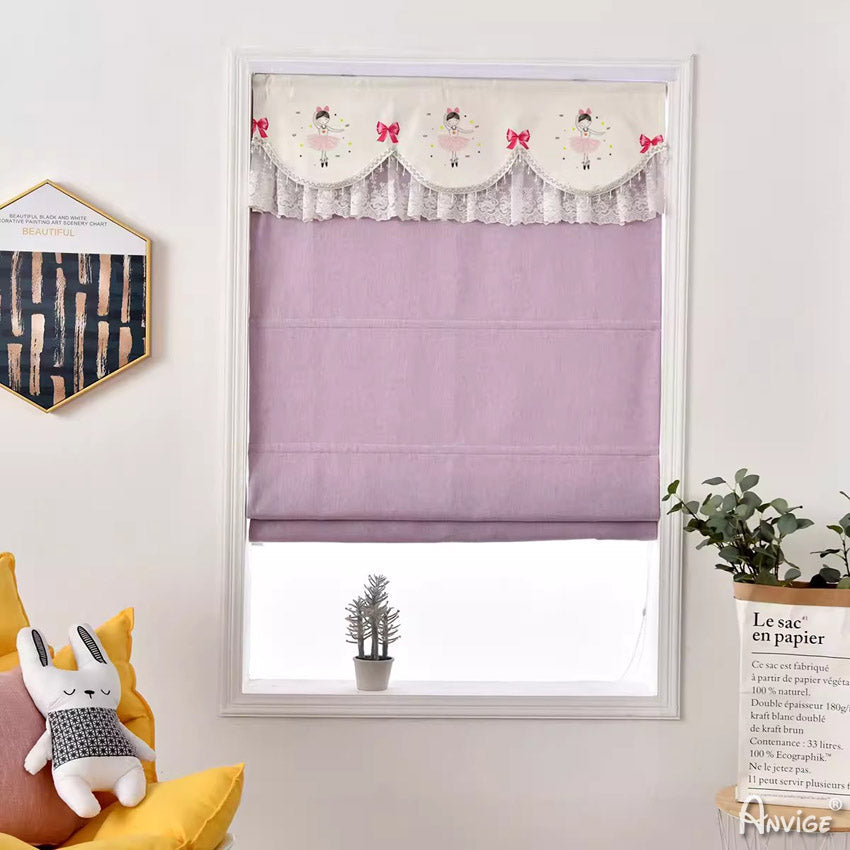 Anvige Home Textile Roman Shade Anvige Flat Roman Shades,Hardware For Installation Included,Window Treatment,Custom Roman Blinds With Heading,Style 36