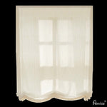 Anvige Home Textile Roman Shade Anvige Relaxed Sheer Roman Shades,Hardware For Installation Included,Window Treatment,Custom Roman Blinds,Linen Sheer Fabric