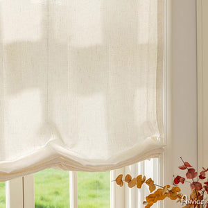 Anvige Relaxed Sheer Roman Shades,Hardware For Installation Included,Window Treatment,Custom Roman Blinds,Style 460