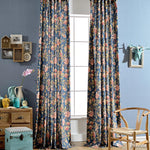 Pastoral Curtain ANVIGE American Pastoral Cotton Linen Flower Printed,Grommet Window Curtain Blackout Curtains For Living Room,52''Wx63''L,1 Panel roman shades roman blinds curtains window treatment window shade window blind customized roman shades curtain drapes curtains for living room