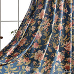 Pastoral Curtain ANVIGE American Pastoral Cotton Linen Flower Printed,Grommet Window Curtain Blackout Curtains For Living Room,52''Wx63''L,1 Panel roman shades roman blinds curtains window treatment window shade window blind customized roman shades curtain drapes curtains for living room