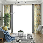 Pastoral Curtain ANVIGE American Pastoral Leaves Printed,Grommet Window Curtain Blackout Curtains For Living Room,52''Wx63''L,1 Panel roman shades roman blinds curtains window treatment window shade window blind customized roman shades curtain drapes curtains for living room