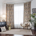 Pastoral Curtain ANVIGE Autumn Fallen Leaves Printing,Grommet Window Curtain Blackout Curtains For Living Room,52''Wx63''L,1 Panel roman shades roman blinds curtains window treatment window shade window blind customized roman shades curtain drapes curtains for living room