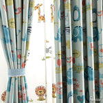 Luxury Curtain ANVIGE Cartoon Animal Printed Customized Curtains Luxury Valance,Blackout and Sheer Window Curtain With Grommet Top,52''Wx84''L,1 Panel roman shades roman blinds curtains window treatment window shade window blind customized roman shades curtain drapes curtains for living room