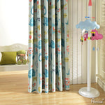 Luxury Curtain ANVIGE Cartoon Animal Printed Customized Curtains Luxury Valance,Blackout and Sheer Window Curtain With Grommet Top,52''Wx84''L,1 Panel roman shades roman blinds curtains window treatment window shade window blind customized roman shades curtain drapes curtains for living room