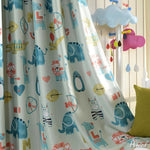 Luxury Curtain ANVIGE Cartoon Animal Printed Customized Curtains Luxury Valance,Blackout and Sheer Window Curtain With Grommet Top,52''Wx84''L,1 Panel roman shades roman blinds curtains window treatment window shade window blind customized roman shades curtain drapes curtains for living room