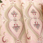 Luxury Curtain ANVIGE European Pink Embroidered Bedroom Living Room Curtains High Quality Valance,Blackout and Sheer Window Curtain With Grommet Top,52''Wx84''L,1 Panel roman shades roman blinds curtains window treatment window shade window blind customized roman shades curtain drapes curtains for living room