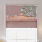 Anvige Home Textile Roman Shade Anvige Flat Roman Shades,Hardware For Installation Included,Window Treatment,Custom Roman Blinds,Cartoon Lucky Stars