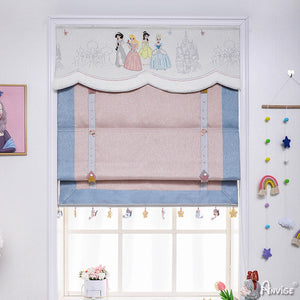 Anvige Home Textile Roman Shade Anvige Flat Roman Shades,Hardware For Installation Included,Window Treatment,Custom Roman Blinds,Cartoon Princess