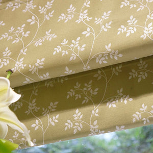 Anvige Home Textile Roman Shade Anvige Flat Roman Shades,Hardware For Installation Included,Window Treatment,Custom Roman Blinds,Jacquard White Leaves