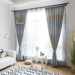 Pastoral Curtain ANVIGE Garden Big Leaves Printed Curtains,Grommet Window Curtain Blackout Curtains For Living Room,52''Wx63''L,1 Panel roman shades roman blinds curtains window treatment window shade window blind customized roman shades curtain drapes curtains for living room