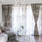 Pastoral Curtain ANVIGE Garden Cotton Linen Autumn Fallen Big Leaves Printed,Grommet Window Curtain Blackout Curtains For Living Room,52''Wx63''L,1 Panel roman shades roman blinds curtains window treatment window shade window blind customized roman shades curtain drapes curtains for living room