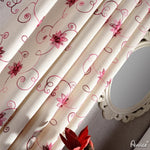 Pastoral Curtain ANVIGE Garden Cotton Linen Foral Printed,Grommet Window Curtain Blackout Curtains For Living Room,52''Wx63''L,1 Panel roman shades roman blinds curtains window treatment window shade window blind customized roman shades curtain drapes curtains for living room