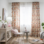 Modern Curtain ANVIGE Garden Cotton Linen Triangle Printed,Grommet Window Curtain Blackout Curtains For Living Room,52''Wx63''L,1 Panel roman shades roman blinds curtains window treatment window shade window blind customized roman shades curtain drapes curtains for living room