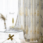 Pastoral Curtain ANVIGE Garden High Quality Cotton Linen Printed,Grommet Window Curtain Blackout Curtains For Living Room,52''Wx63''L,1 Panel roman shades roman blinds curtains window treatment window shade window blind customized roman shades curtain drapes curtains for living room