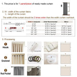 Pastoral Curtain ANVIGE High Quality Cotton Linen Embroidered Maple Leaf,Grommet Window Curtain Blackout Curtains For Living Room,52''Wx63''L,1 Panel roman shades roman blinds curtains window treatment window shade window blind customized roman shades curtain drapes curtains for living room