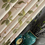 Pastoral Curtain ANVIGE High Quality Cotton Linen Fabric Flower Printed,Grommet Window Curtain Blackout Curtains For Living Room,52''Wx63''L,1 Panel roman shades roman blinds curtains window treatment window shade window blind customized roman shades curtain drapes curtains for living room