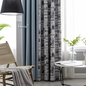 ANVIGE Vintage High Quality Maps Printed,Grommet Window Curtain Blackout Curtains For Living Room,52''Wx63''L,1 Panel