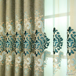 ANVIGE Curtains for Windows Drapes European Curtain Customized Valance,Blackout and Sheer Window Curtain With Grommet Top,52''Wx84''L,1 Panel