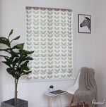 Roman Shade ANVIGE Modern Geometry Printed Roman Shades ,Easy Install Washable Curtains ,Customized Window Curtain Drape, 24"W X 64"H roman shades roman blinds curtains window treatment window shade window blind customized roman shades curtain drapes curtains for living room