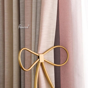 Modern Curtain ANVIGE Modern Nordic Cotton Linen Striped Curtains,Grommet Window Curtain Blackout Curtains For Living Room,52''Wx63''L,1 Panel roman shades roman blinds curtains window treatment window shade window blind customized roman shades curtain drapes curtains for living room