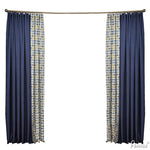 Modern Curtain ANVIGE Modern Nordic Houndstooth,Grommet Window Curtain Blackout Curtains For Living Room,52''Wx63''L,1 Panel roman shades roman blinds curtains window treatment window shade window blind customized roman shades curtain drapes curtains for living room